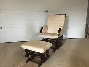 Rocking/ Nursing chair with foot rest