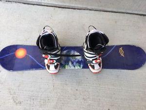 SIMS SNOWBOARD / BINDINGS AND BOOTS