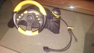 SONY PS2 - Madcatz MC2 Racing Wheel - Professional Gamers