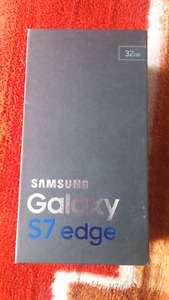 Samsung galaxy s7 edge brand new phone in box