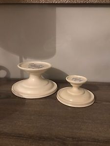 Set of candle stands