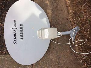 Shaw direct Satellite Dish plus HD receiver