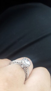 Size 8 sterling silver ring
