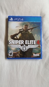 Sniper Elite 4 for sale!