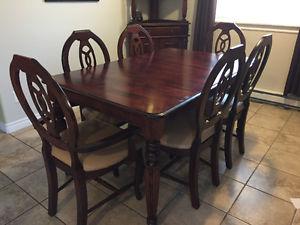 Solid Wood Dining Table Set