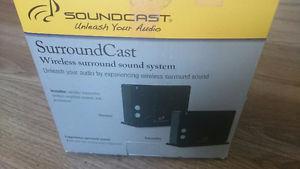 Soundcast wireless surround sound system SCS100