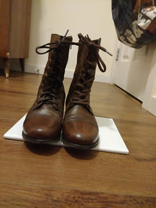 Steve Madden leather Combat Boots