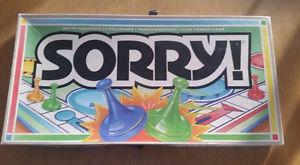 Vintage  Sorry board game