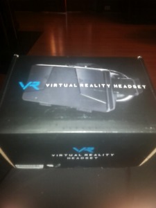 Virtual reality headset in the boxs