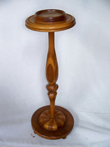 WOODEN ASHTRAY STAND