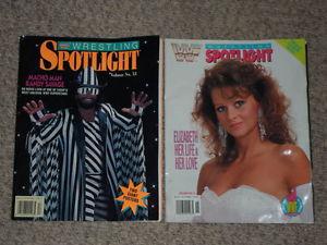 WWF Wrestling Spotlight magazines