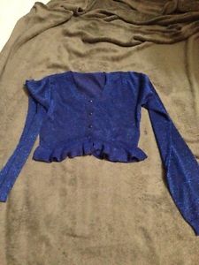 Wanted: New blue cardigan- size 