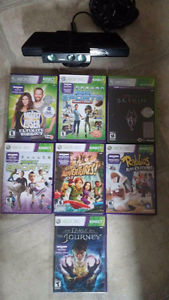 Xbox 360 kinect and games