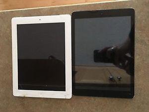 iPad AIR (black) IPad 2 (white)