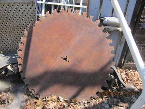 old 4 ft saw mill blade