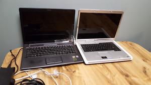 2 laptops both work. 120 obo