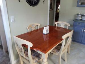 2 table and chair sets for sale.