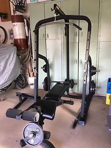 200 lb. Weight set with Bench