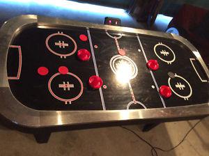 Air hockey table