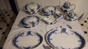 Antique Burgess and Leigh Mabelle Blue Completer Set