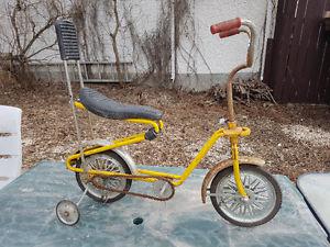 Antique vintage kids bike