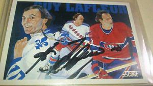 Autographed NHL Hockey cards