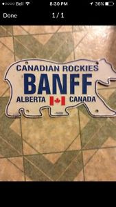Banff license plate