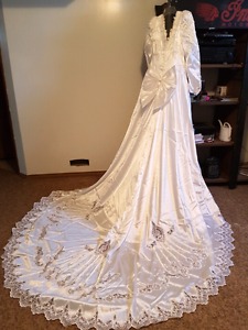 Beautiful wedding gown