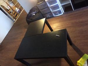 Black Coffee Table & Side Table **PICK ONLY ASAP**