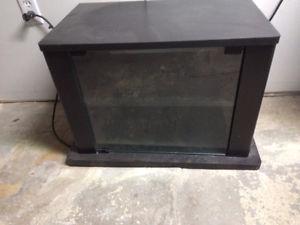 Black tv stand forsale