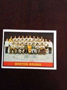 Boston Bruins Team Card