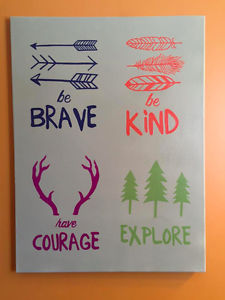 Brave, Kind, Courage, Explore