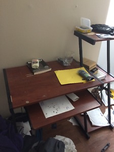 Brown Desk with **Bookshelf**OBO**