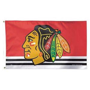 Chicago Blackhawks 3'x 5' Polyester Flag (New)