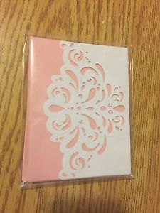 Cute pink thank you cards/ invitations