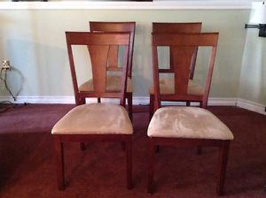 Dining room chairs.