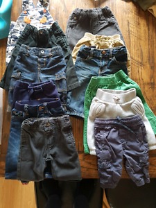Dozen Pairs of 3-6month old pants