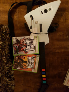 FS: Xbox 360 Guitar Hero 2 and 3 Games & Guitar