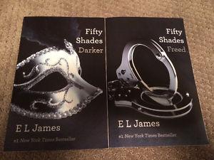 Fifty Shades Darker and Fifty Shades Freed by EL James