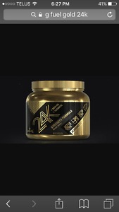 Gamma Labs G Fuel 24k Gold work out drink with Creatine