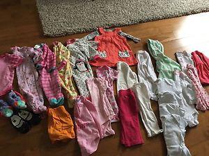 Girls clothes size 6 months