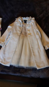 Girls dress with coat