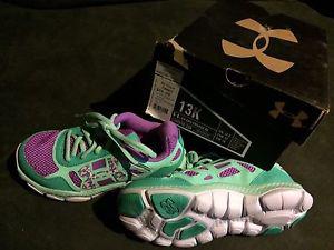 Girls under armour sneakers size 