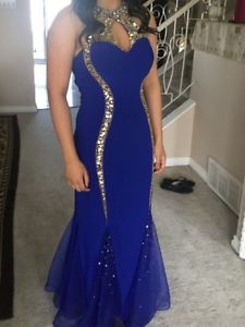 Gorgeous Size 8 Blue Grad Dress (Negotiable Price)