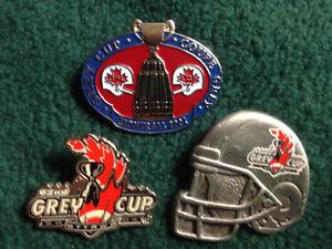 Grey cup lapel pins