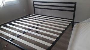 King Size Metal Bed Frame - Never Used, Pickup only