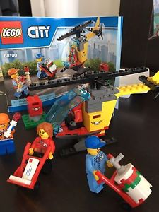 Lego city helicopter and guys