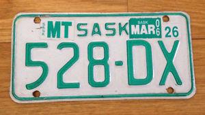  MOTORCYCLE OR RECREATIONAL LICENSE PLATE