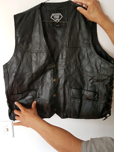 Men's All Leather Vest