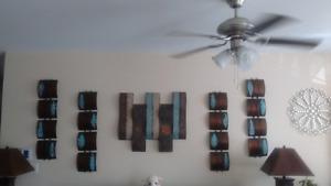 Metal wall art 5pcs  for all of prices below if sold in